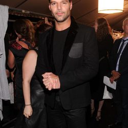 Ricky Martin en el front row de la Semana de la Moda de Nueva York