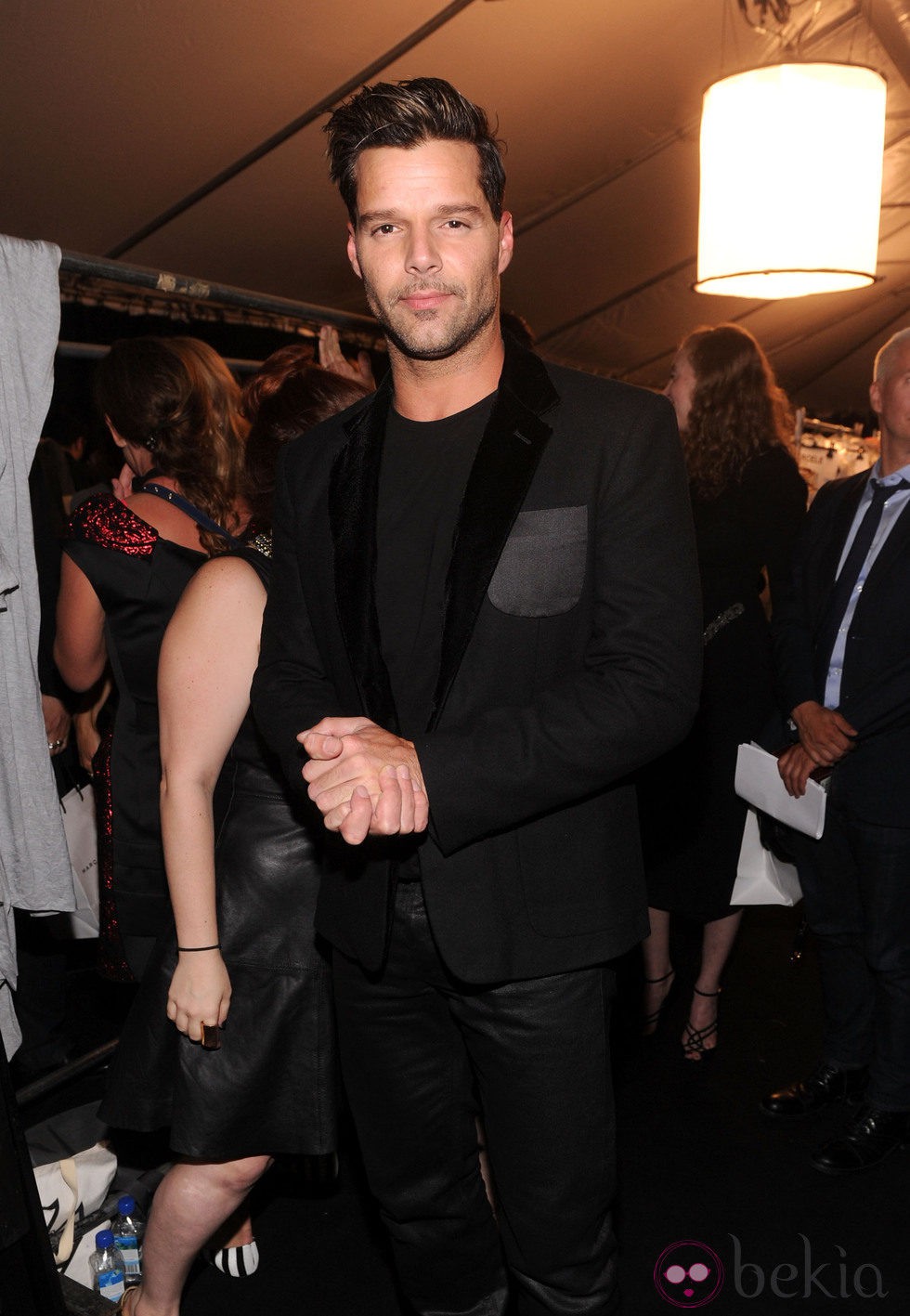 Ricky Martin en el front row de la Semana de la Moda de Nueva York