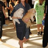 Susan Sarandon en el front row de la Semana de la Moda de Nueva York