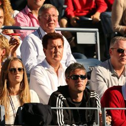 Kim Sears, Andy Ireland, Ivan Lendl, Judy Murray, Simon Fuller y Alex Ferguson