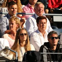 Kim Sears, Andy Ireland, Ivan Lendl, Judy Murray, Simon Fuller y Alex Ferguson