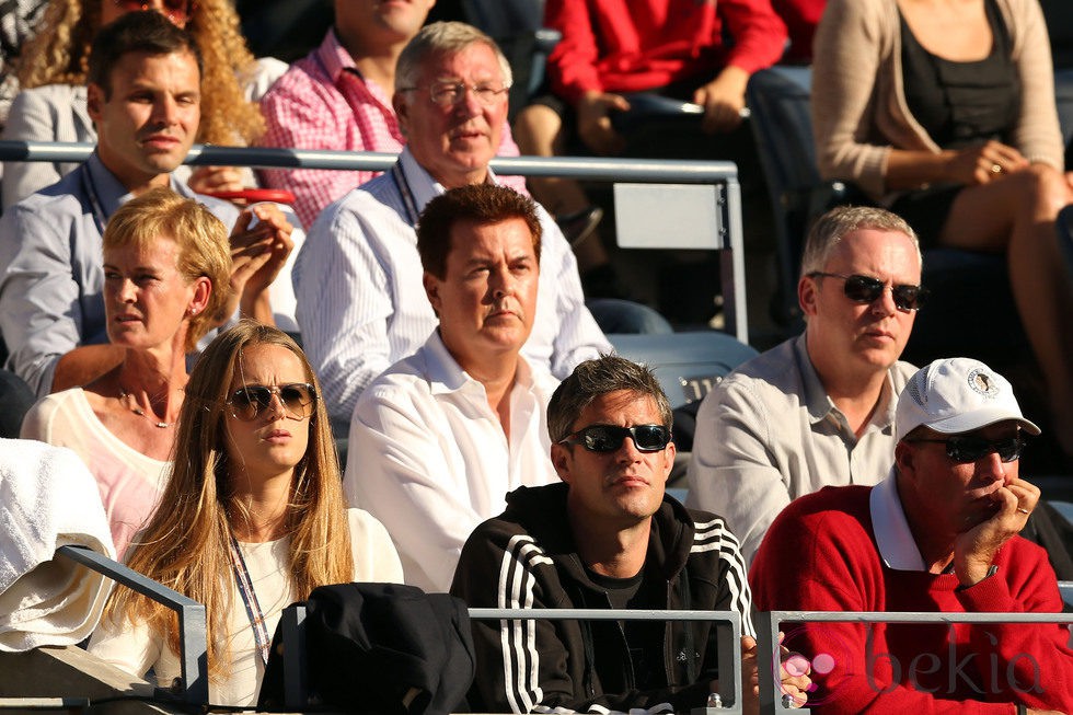 Kim Sears, Andy Ireland, Ivan Lendl, Judy Murray, Simon Fuller y Alex Ferguson