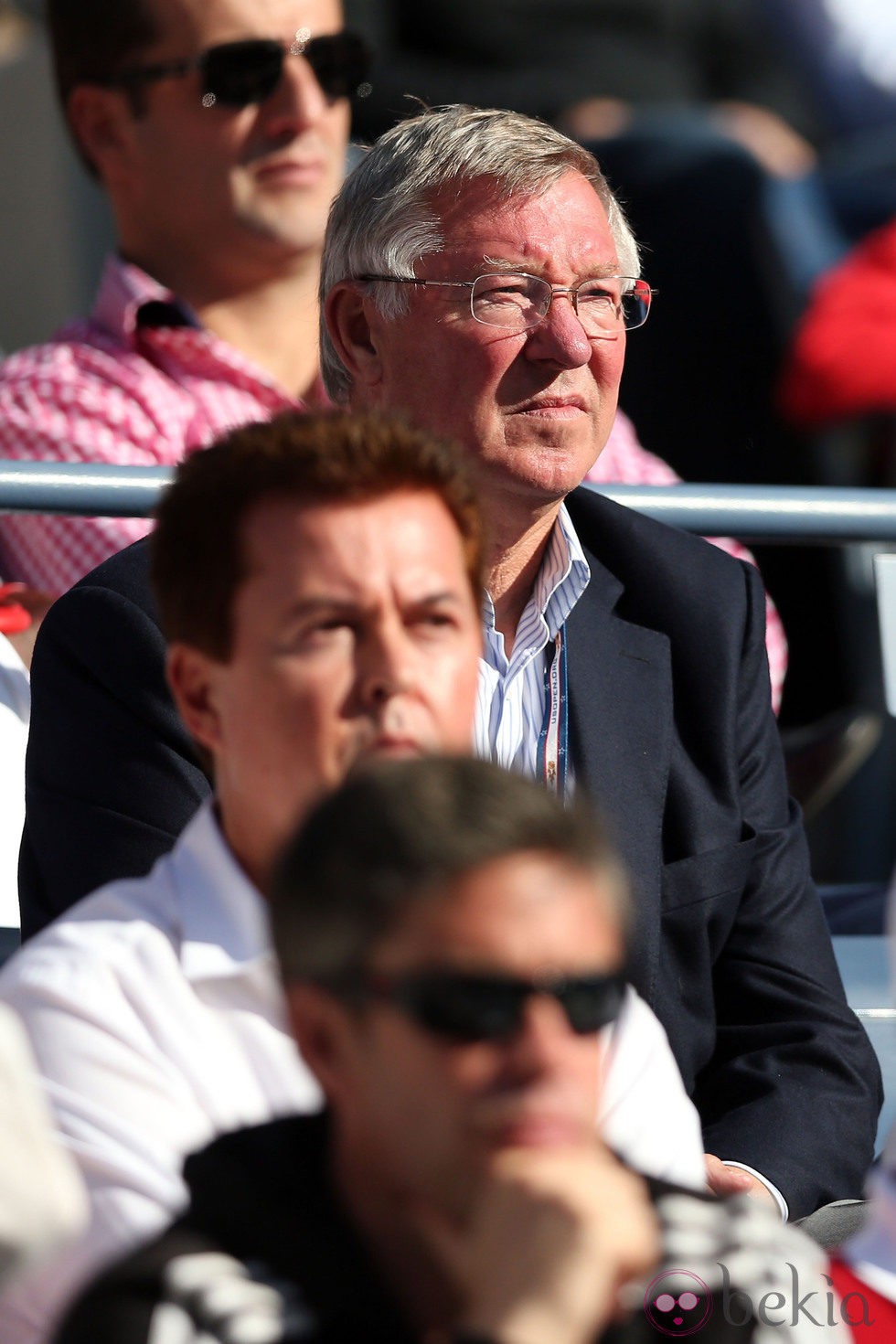 Alex Ferguson, manager del Manchester United, en la final del Grand Slam en el US Open 2012