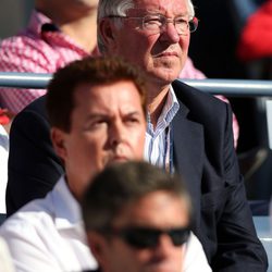 Alex Ferguson, manager del Manchester United, en la final del Grand Slam en el US Open 2012