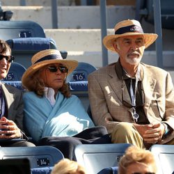 Sean Connery en la final del Grand Slam del US Open 2012