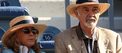 Sean Connery en la final del Grand Slam del US Open 2012