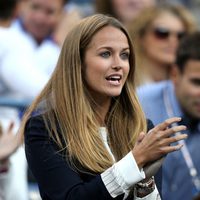 Kim Sears emocionada en la final del US Open 2012