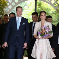 Los Duques de Cambridge en el Jardín Botánico de Singapur