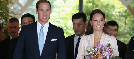 Los Duques de Cambridge en el Jardín Botánico de Singapur