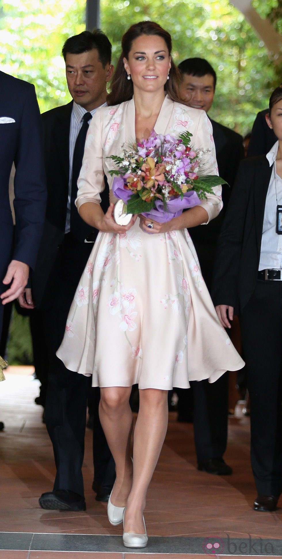 Kate Middleton en el Jardín Botánico de Singapur