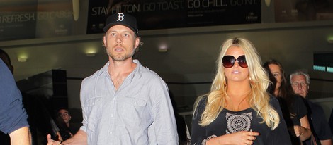 Jessica Simpson y Eric Johnson tras el nacimiento de su hija Maxwell Drew