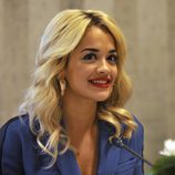 Rita Ora durante el rodaje del clip 'Shine Ya Light' en Kosovo