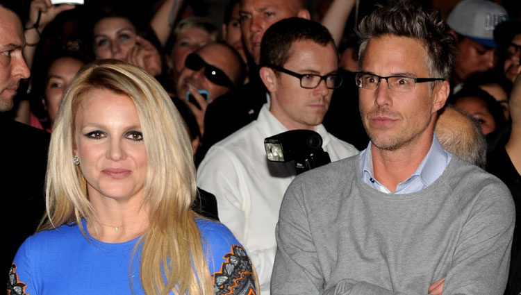 Britney Spears y Jason Trawick en el estreno de la nueva temporada de 'X Factor'