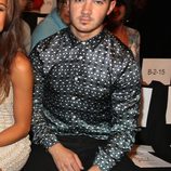 Kevin Jonas en el front row de la Semana de la Moda de Nueva York