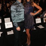 Kevin Jonas y su mujer Danielle Deleasa en el front row de la Semana de la Moda de Nueva York