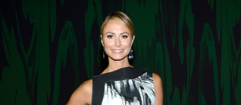 Stacy Keibler en el front row de la Semana de la Moda de Nueva York