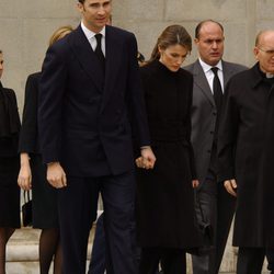 El Príncipe Felipe y Letizia Ortiz en el funeral de Estado por las víctimas del 11-M