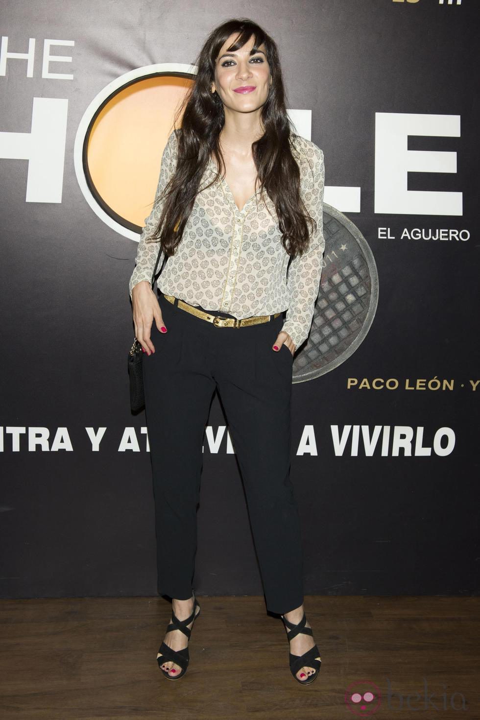 Cecilia Gessa en el estreno de la nueva temporada de 'The Hole'