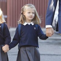 La Infanta Leonor en su primer día de colegio