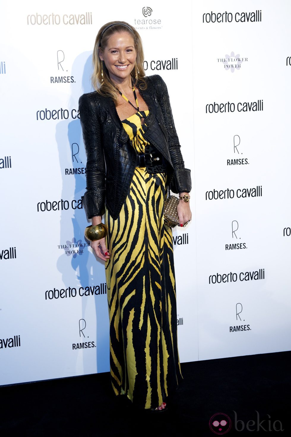 Fiona Ferrer en la apertura de una tienda de Roberto Cavalli en Madrid