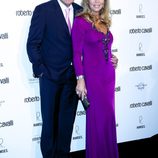 Norma Duval y Matthias Kuhn en la apertura de la tienda Roberto Cavalli en Madrid