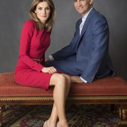 Los Príncipes de Asturias posan con motivo del 40 cumpleaños de Letizia