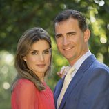 Los Príncipes Felipe y Letizia