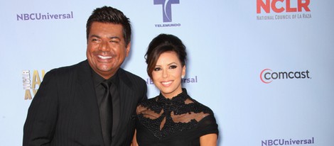 Eva Longoria y George Lopez, los presentadores de los Premios Alma 2012