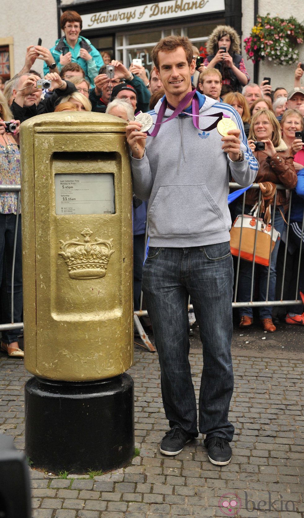 Andy Murray recibe un homenaje en su ciudad natal