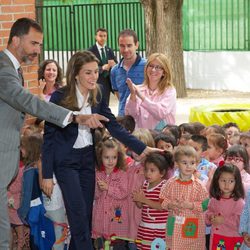 Los Príncipes de Asturias en la inauguración del Curso Escolar 2012/2013 en Fuensalida