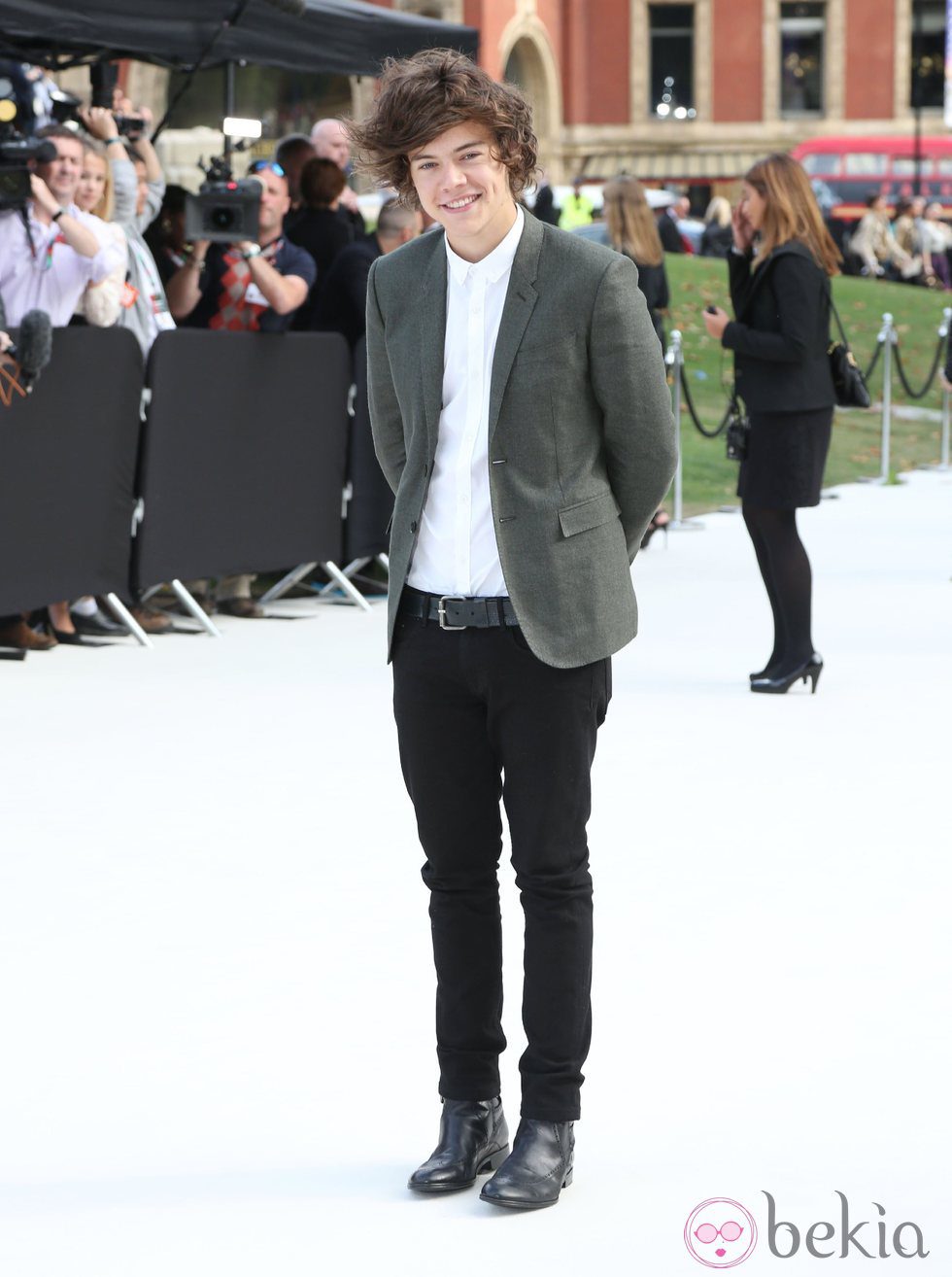 Harry Styles en la Semana de la Moda de Londres primavera/verano 2013