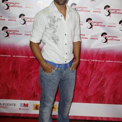 Leandro Rivera en el estreno de la obra de teatro 'Orquesta de Señoritas'