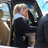 Blake Lively rodando la sexta temporada de la serie 'Gossip Girl'