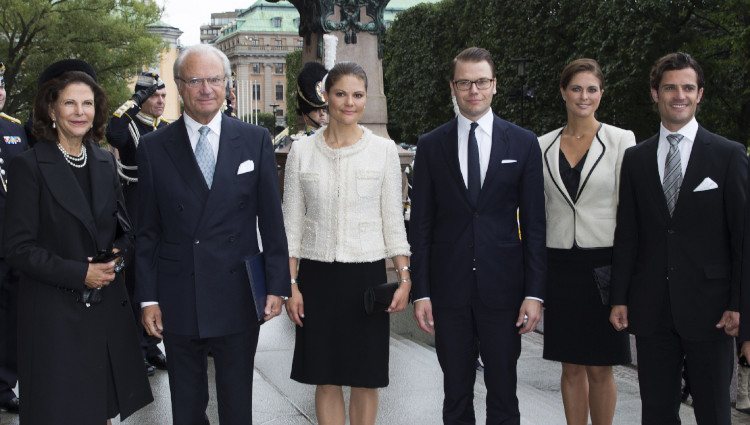 La Familia Real Sueca en la apertura del Parlamento