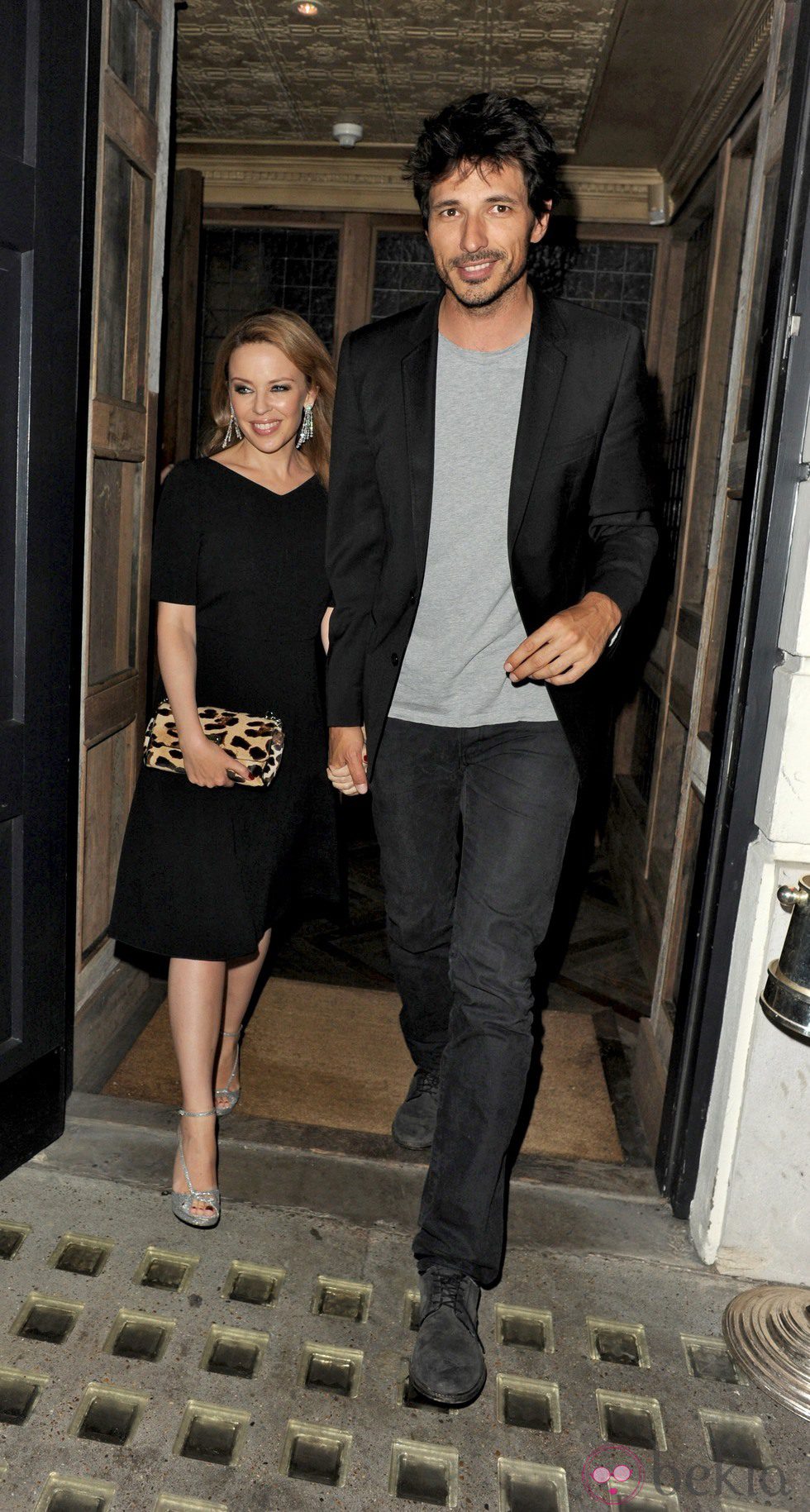 Kylie Minogue y Andrés Velencoso disfrutan de una cena en Londres