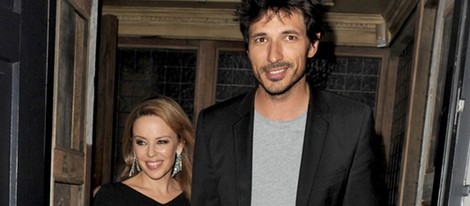 Kylie Minogue y Andrés Velencoso disfrutan de una cena en Londres