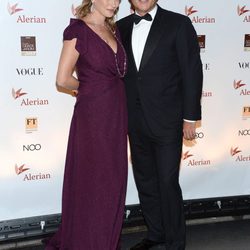 Uma Thurman y Arpad Busson reaparecen tras ser padres de una niña