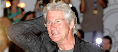 Richard Gere a su llegada al Festival de Cine de San Sebastián 2012