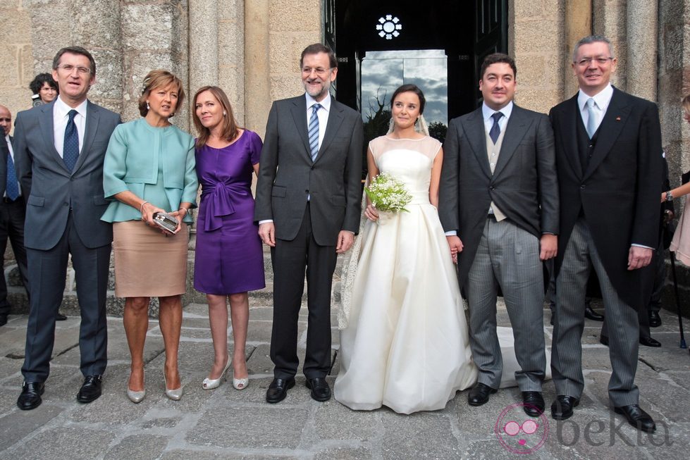 Foto de familia de la boda del hijo de Alberto Ruiz Gallardón