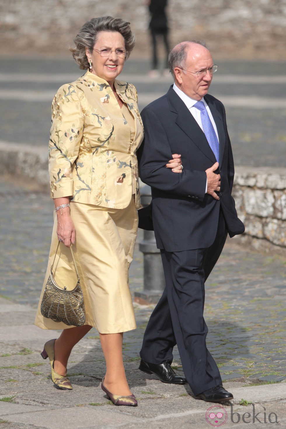 Isidoro Álvarez en la boda del hijo de Gallardón