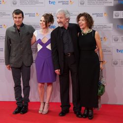 Javier Rebollo, Valeria Alonso, José Sacristán e Iciar Bollaín en el Festival de Cine de San Sebastián 2012