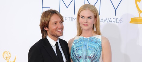 Nicole Kidman y Keith Urban en los Emmy 2012