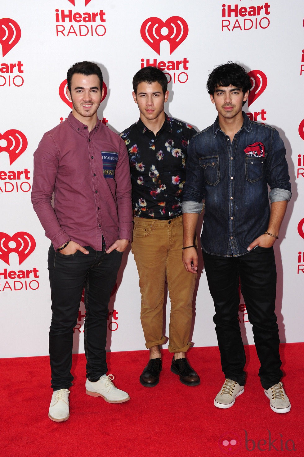 Los Jonas Brothers en el festival de música IHeartRadio 2012