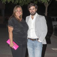 Caritina Goyanes y Pedro Martos en el cumpleaños de Emiliano Suárez