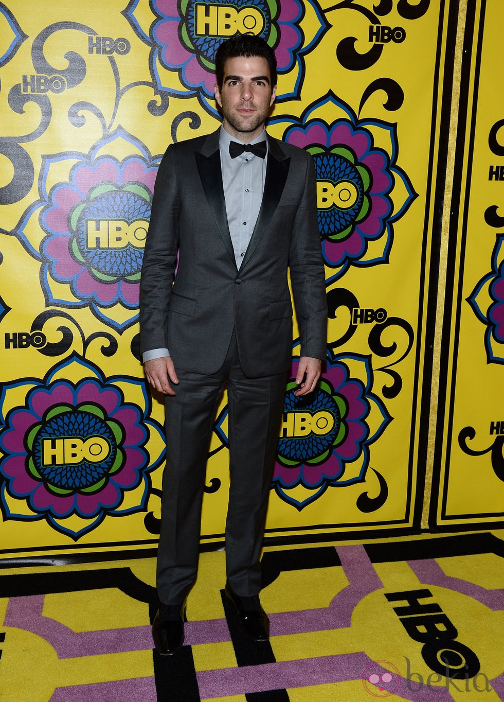 Zachary Quinto en la fiesta celebrada por la HBO tras los Premios Emmy 2012