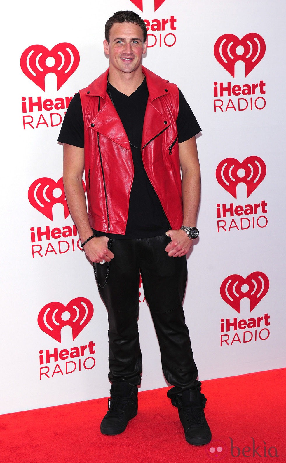 Ryan Lochte en el festival de música IHeartRadio 2012