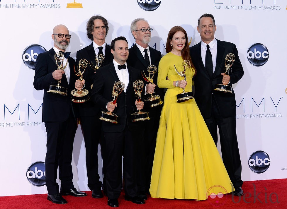 El equipo de 'Game Change' en los Emmy 2012