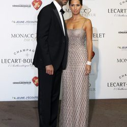 Tony Parker y Axelle en una gala benéfica en Monte-Carlo