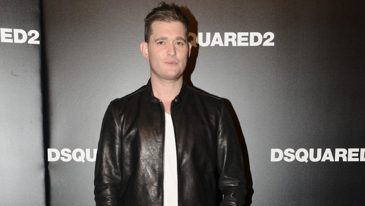 Michael Bublé en el desfile de Dsquared2 en la Semana de la Moda de Milán