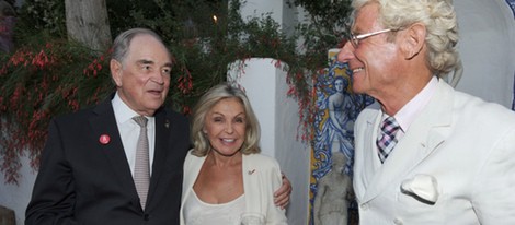 El Conde Rudi con Beatriz de Orleans en su 80 cumpleaños